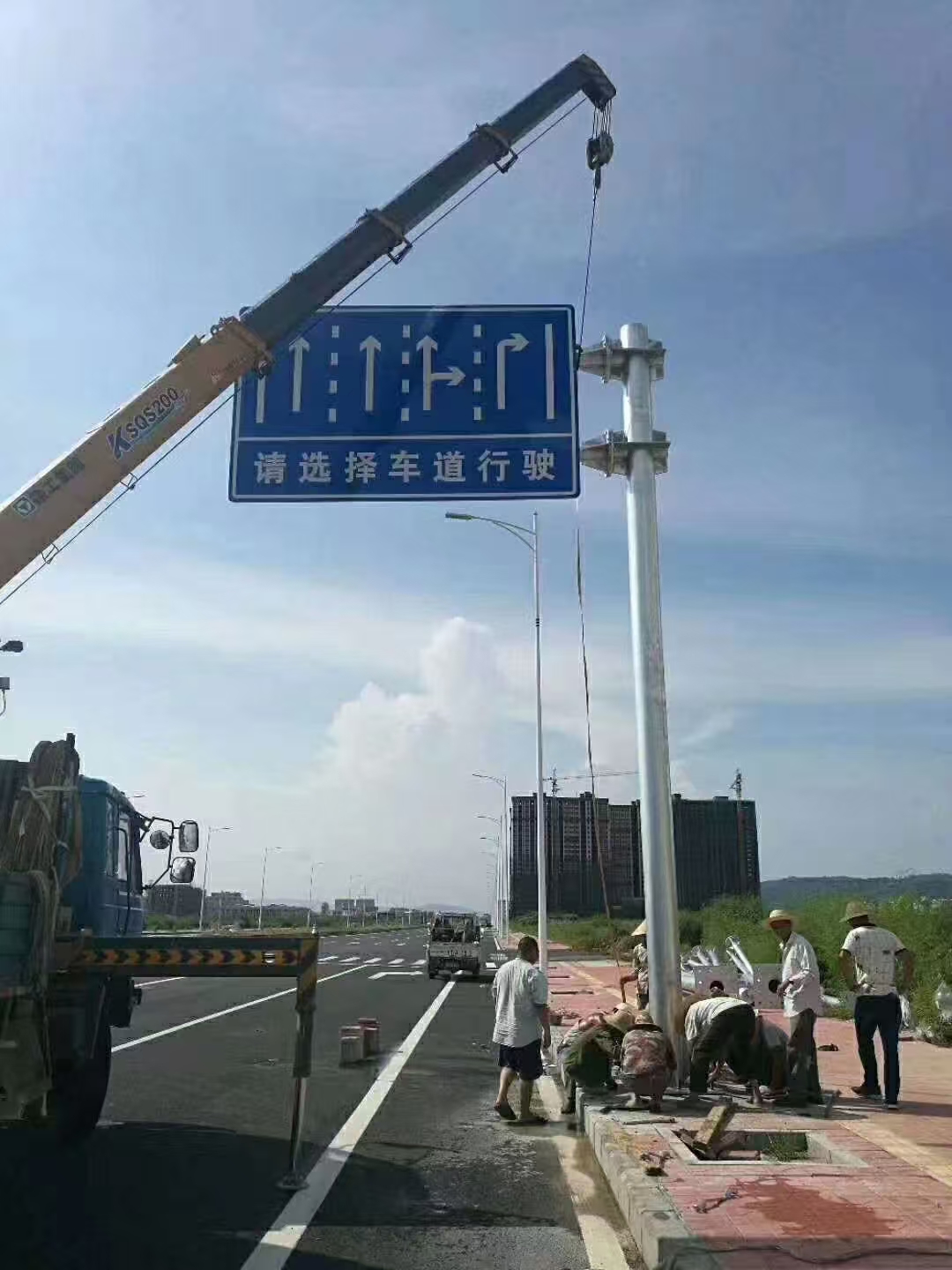 张掖市道路标志杆八角杆 - 方案